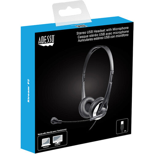Adesso Xtream P2 Wired USB Headset