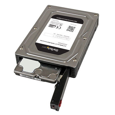 2.5” to 3.5” SATA Aluminum Hard Drive Adapter Enclosure with SSD / HDD Height up