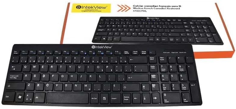 Wireless Slim Keyboard V.2 French Canadian