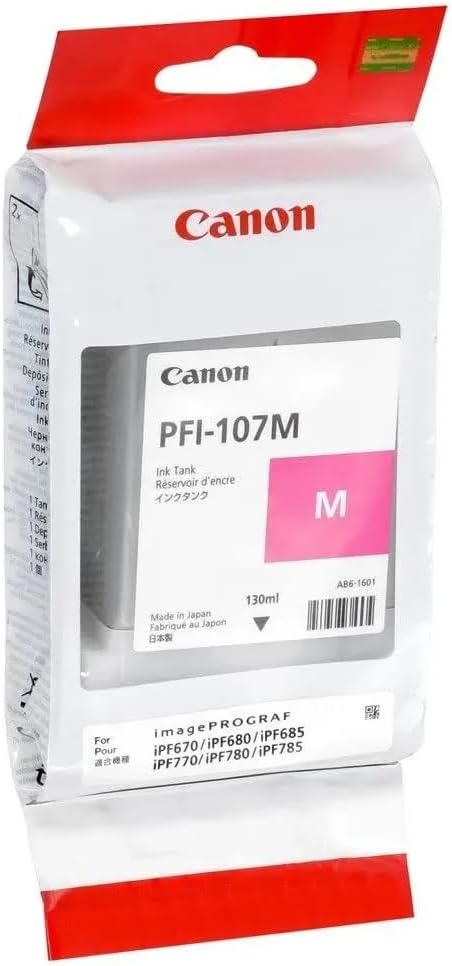 Canon PFI-107M Ink Cartridge 6707B001 (Magenta)