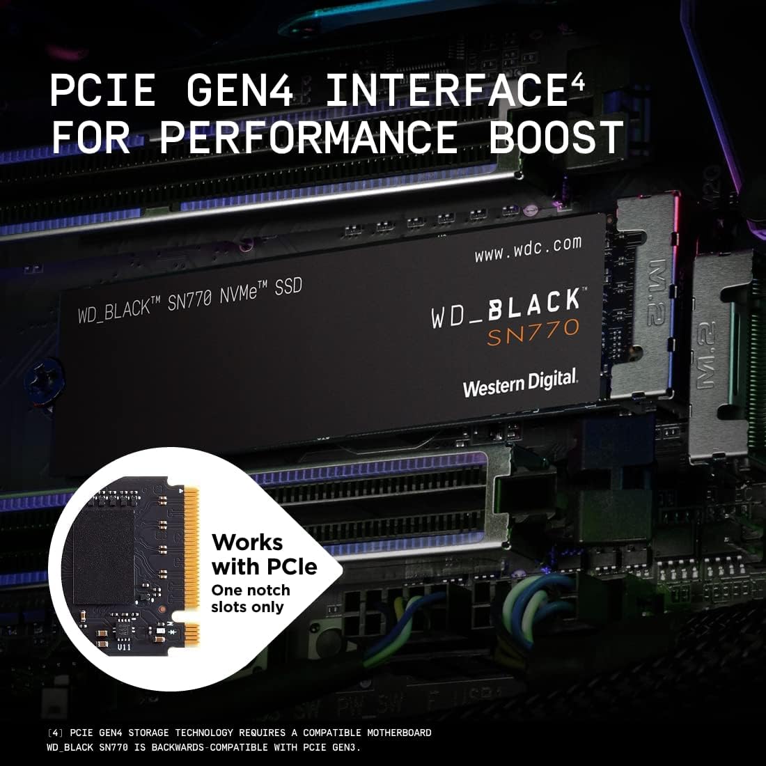 Western Digital Black SN770 250GB ssd