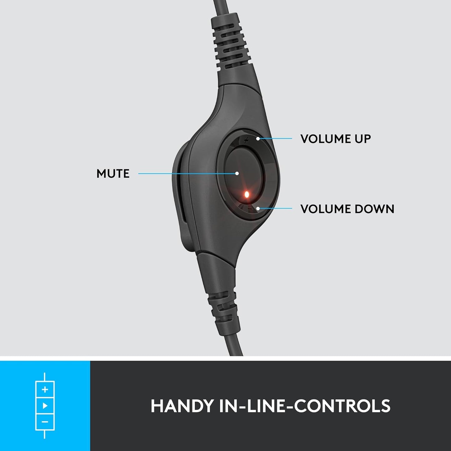 Logitech USB Headset H390 (Black)