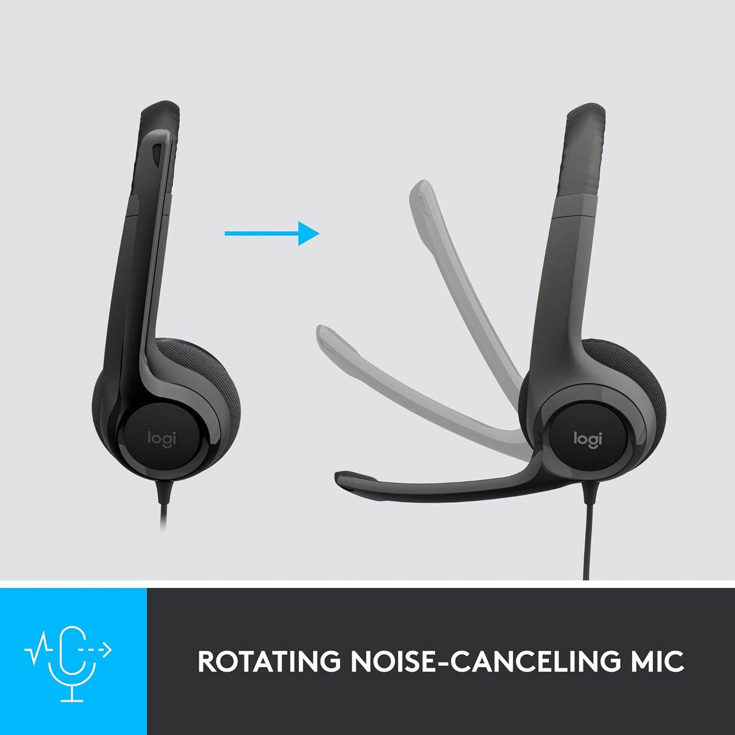 Logitech USB Headset H390 (Black)