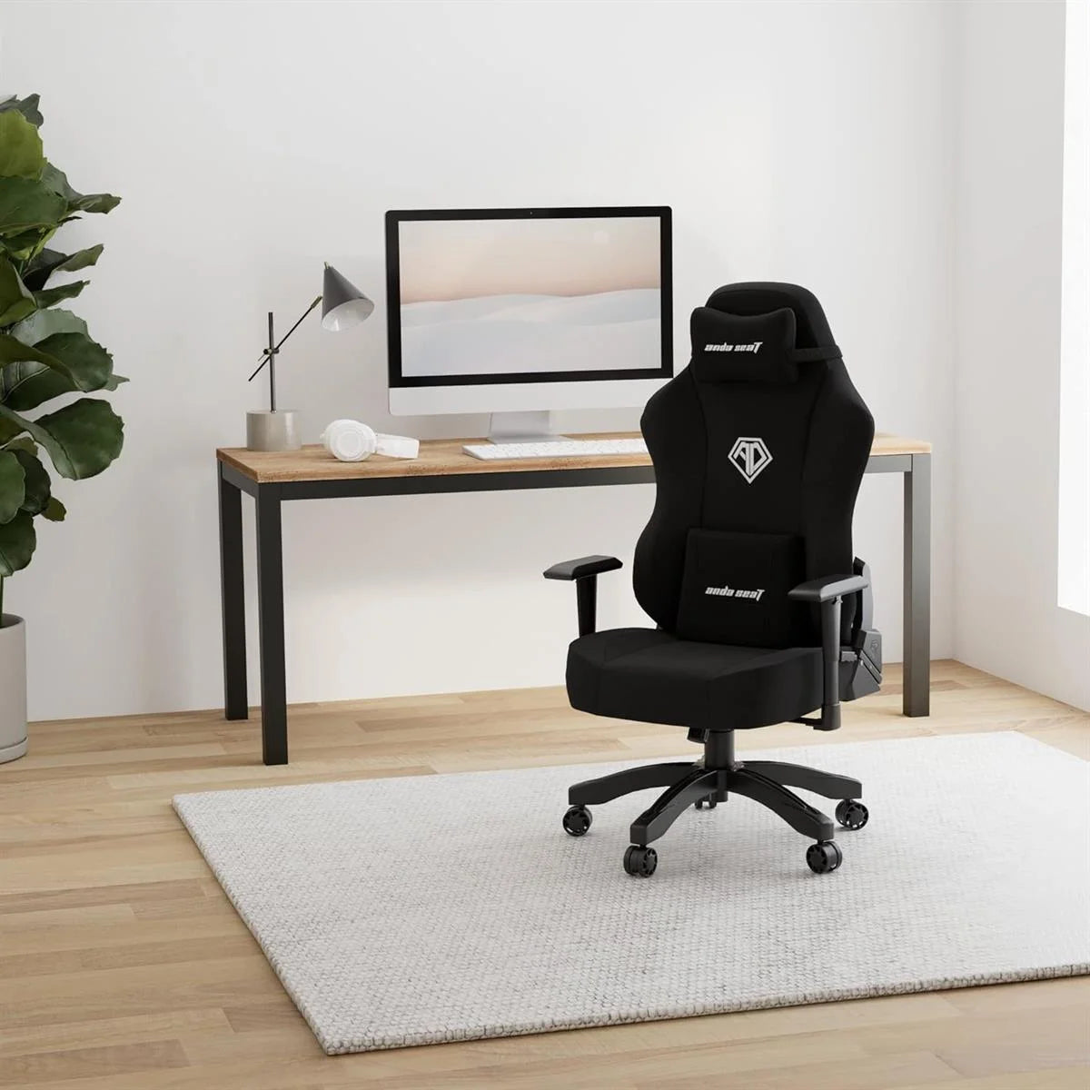 Andaseat Phantom King Premium Gaming Chair w/ Extra Large Size, Black