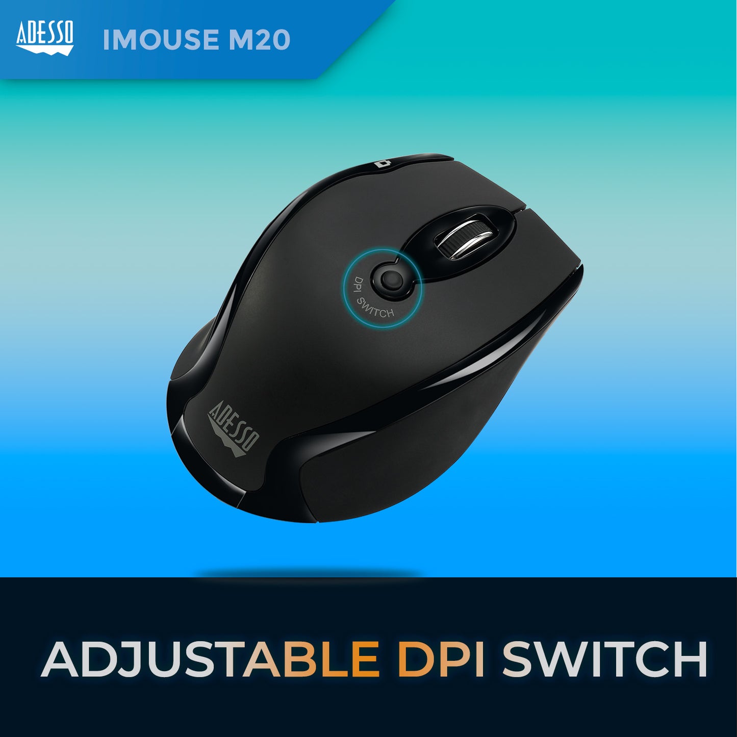 Wireless Ergonomic Optical Mouse