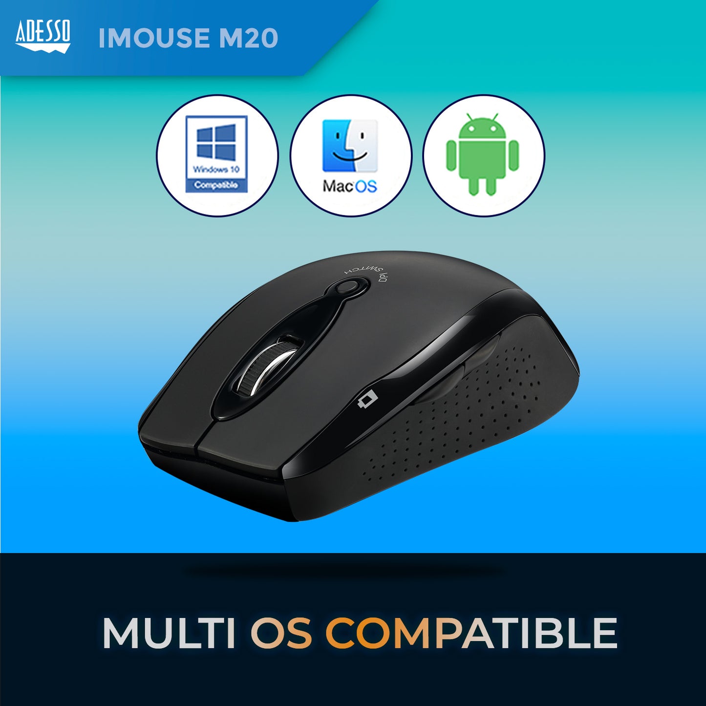Wireless Ergonomic Optical Mouse