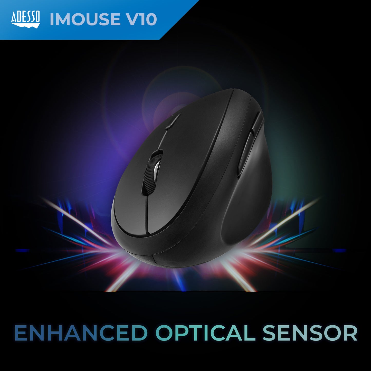 2.4 GHz Wireless Vertical Ergonomic Mouse - Adesso