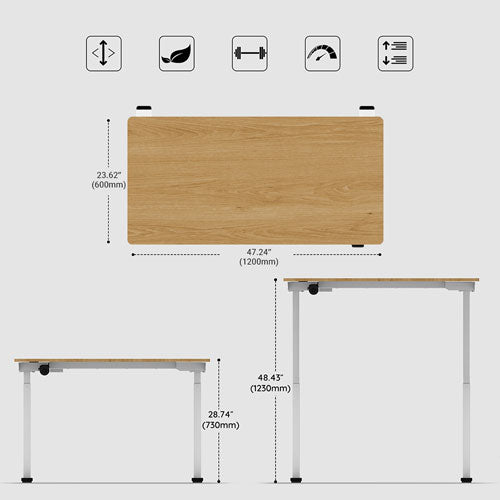 Gaming Table (White/Oak) GD-0007