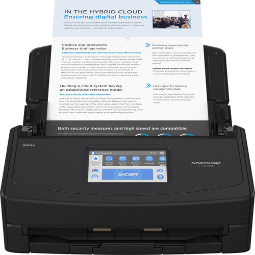ScanSnap iX1600 Wireless or USB scanner for Mac or PC