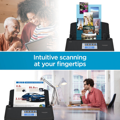ScanSnap iX1600 Wireless or USB scanner for Mac or PC