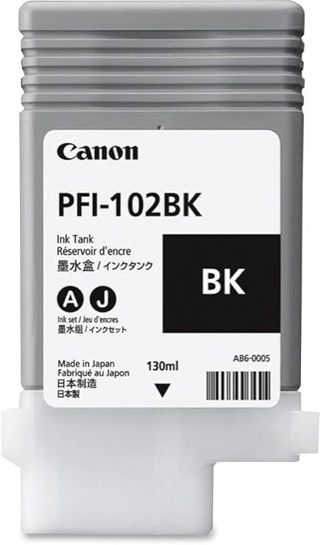 Canon PFI-102BK Ink Cartridge (Black)
