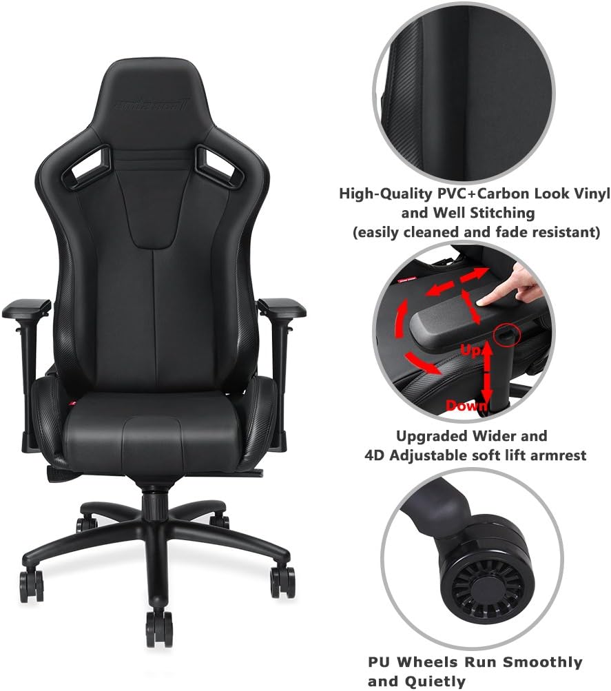 Anda Seat Dark Knight Premium Ergonomic Gaming Style Office Chair