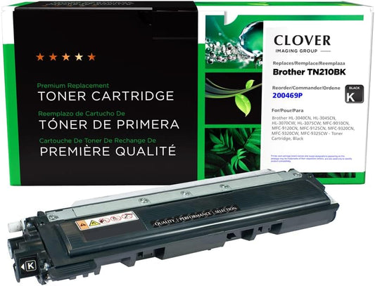 Clover Imaging Remanufactured Black Toner Cartridge for Brother TN210