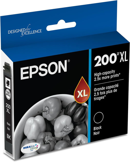 Epson 200XL DURABright High-Capacity Black Ink Cartridge