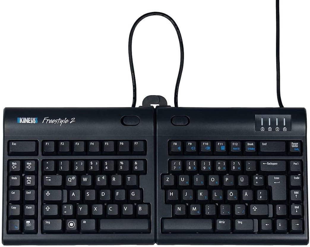 Kinesis KB800PB-us Freestyle2 Ergonomic Split Keyboard 9"