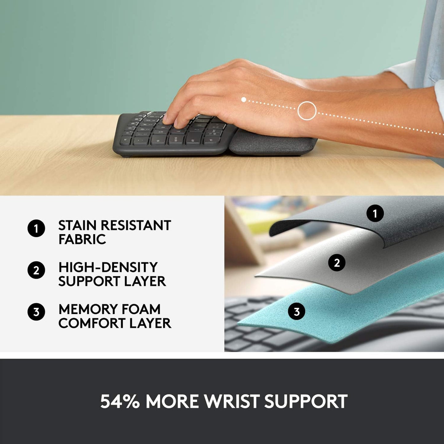 Logitech ERGO K860 Wireless Ergonomic Keyboard