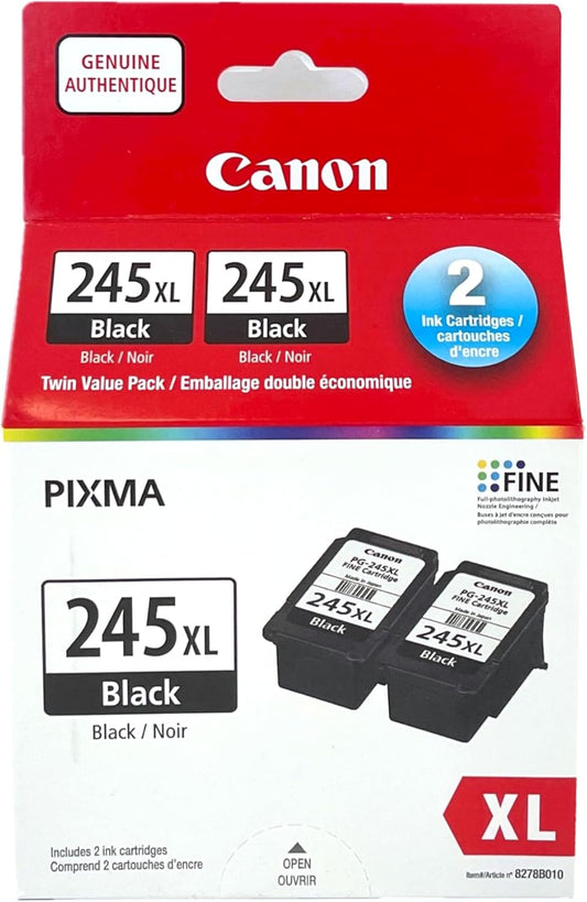 Canon PG-245XL Black Twin Ink Value Pack