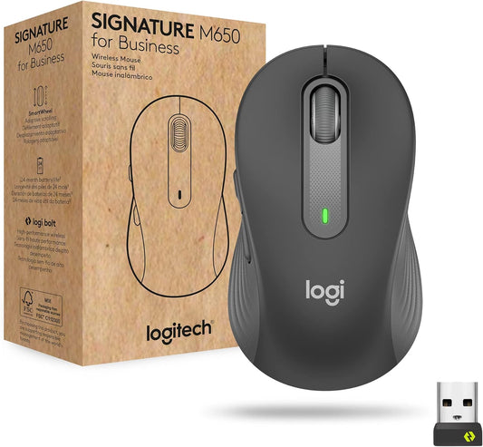 Logitech Signature M650 for Business Mouse (Graphite)