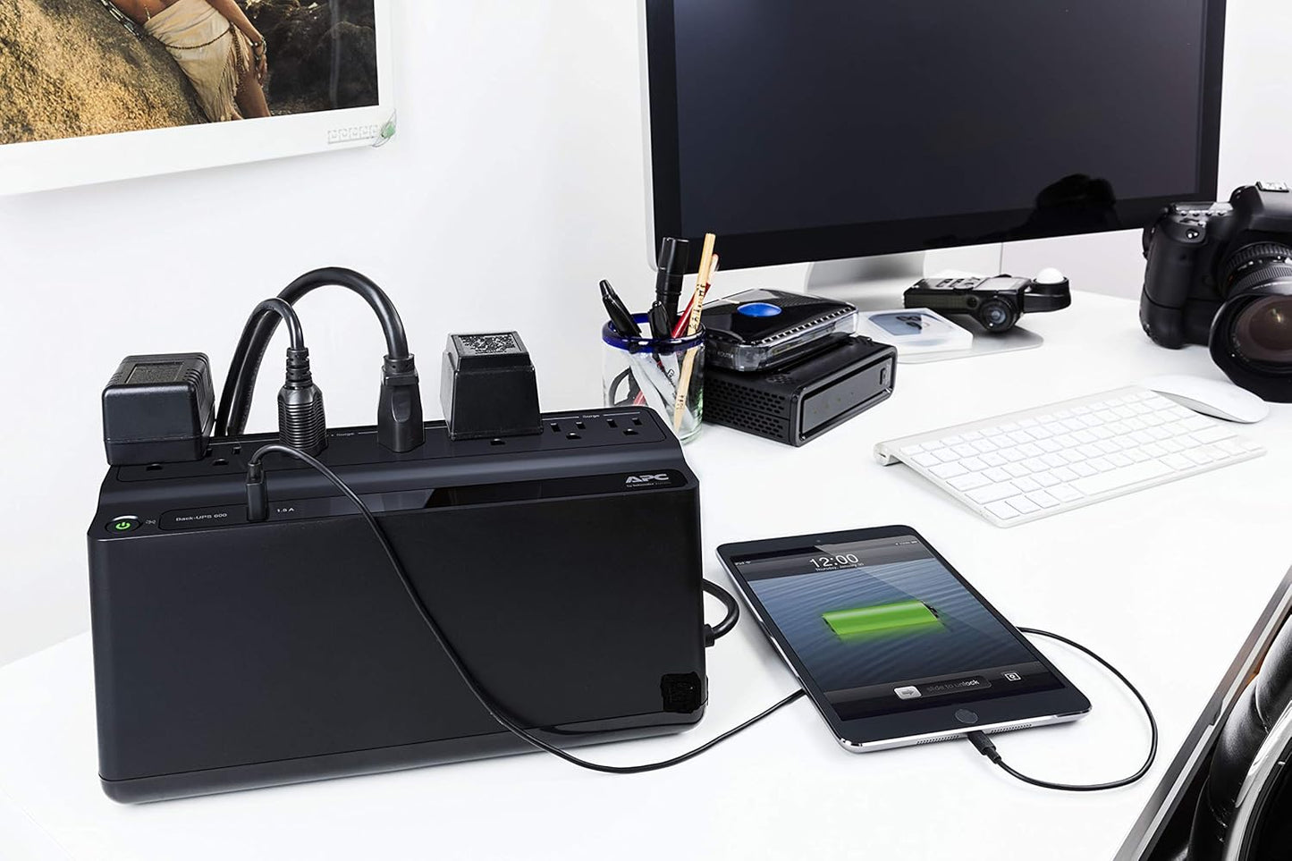 APC Back-UPS 600VA UPS Battery Backup (BE600M1)
