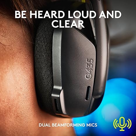 Logitech G435 LIGHTSPEED and Bluetooth Wireless Gaming Headset