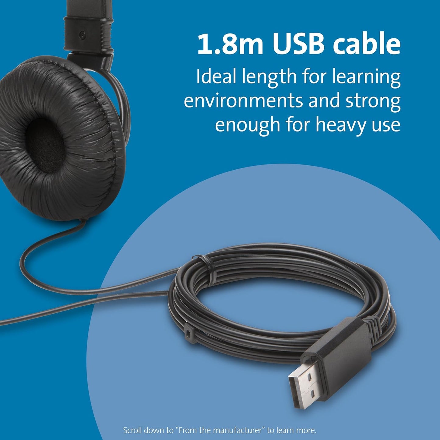 Kensington USB-A Headset with Microphone K97601WW