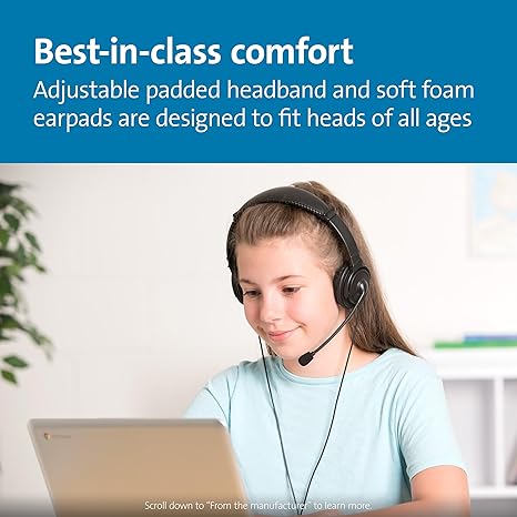 Kensington USB-A Headset with Microphone K97601WW