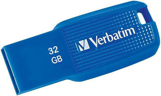 Verbatim 32GB Ergo USB 3.1 Gen 1 Flash Drive (Blue)