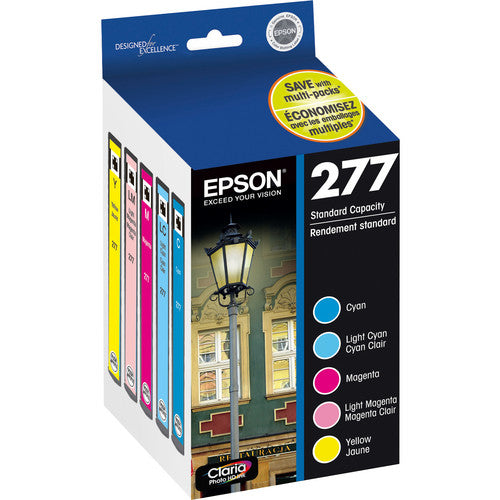 Epson T277 Series Color Ink Cartridges - C/m/y/lc/lm - 5pack