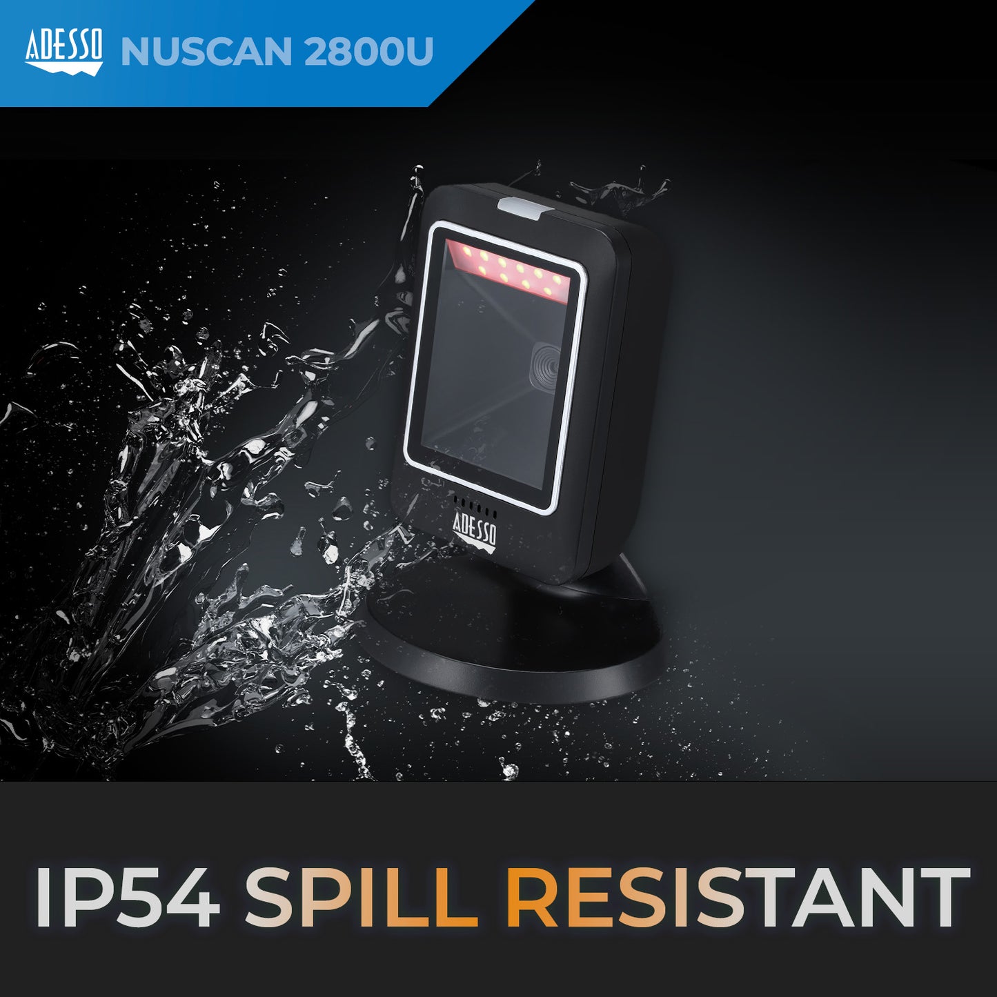 2D Desktop Hand-free Barcode Scanner (USB)