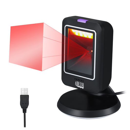 2D Desktop Hand-free Barcode Scanner (USB)