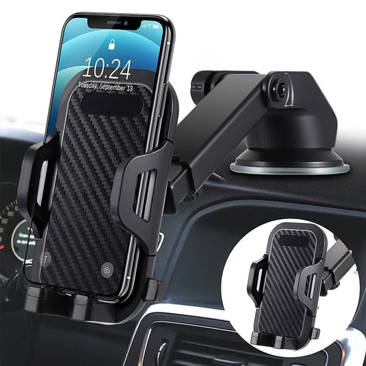 360° Rotating Car Phone Holder – Strong Suction Cup Mount for iPhone, Samsung, Xiaomi, Huawei & More