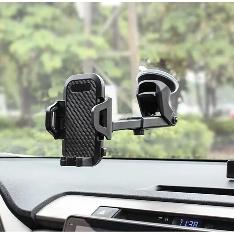 360° Rotating Car Phone Holder – Strong Suction Cup Mount for iPhone, Samsung, Xiaomi, Huawei & More