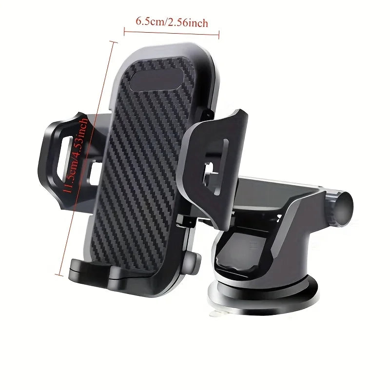 360° Rotating Car Phone Holder – Strong Suction Cup Mount for iPhone, Samsung, Xiaomi, Huawei & More