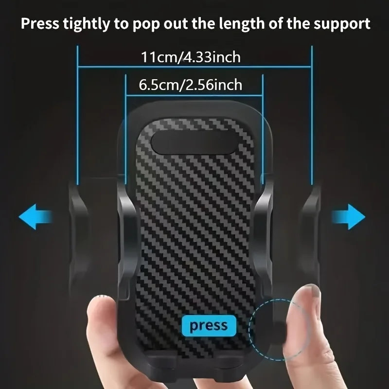 360° Rotating Car Phone Holder – Strong Suction Cup Mount for iPhone, Samsung, Xiaomi, Huawei & More