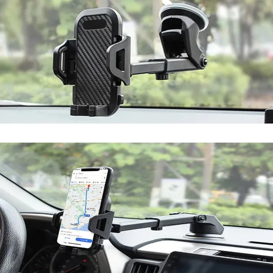 360° Rotating Car Phone Holder – Strong Suction Cup Mount for iPhone, Samsung, Xiaomi, Huawei & More