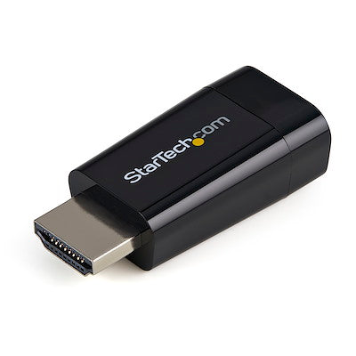 StarTech.com HD2VGAE2 HDMI to VGA Adapter - 1080p